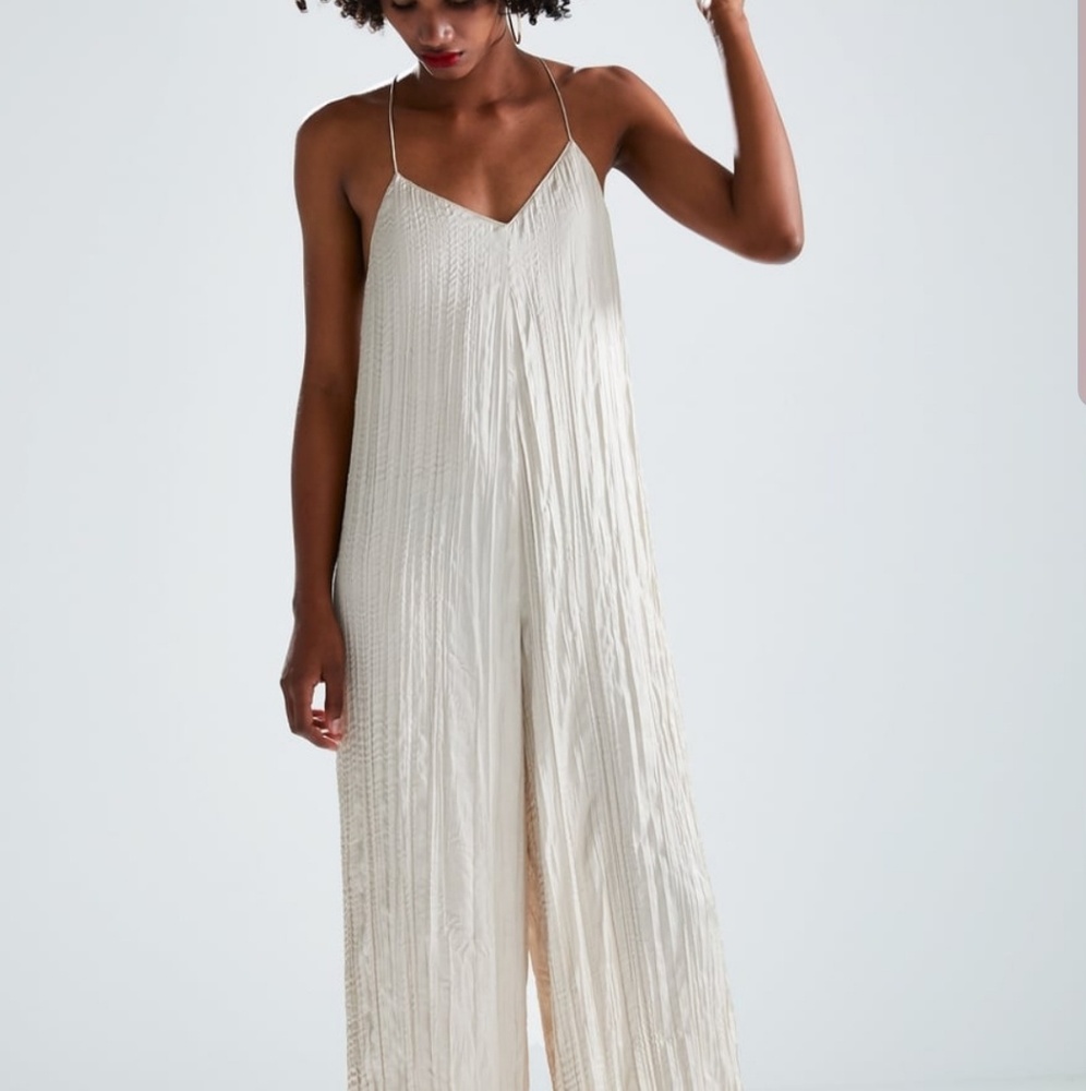 ISO Zara Wrinkled Jumpsuit